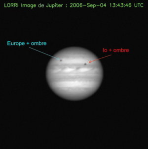 Jupiter vu par new Horizons (38 ko)