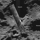 Des images radar depuis Arecibo montrant l'intrieur de cratres sombres du Ple sud Lunaire (novembre 2008).