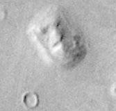 Le << Visage >>, la fin d'un mystre grce aux images de la sonde Mars Global Surveyor. (avril 1998)