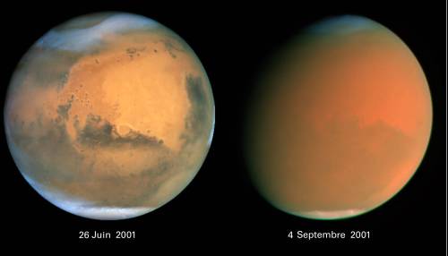 La tempte recouvrant Mars (149 ko)