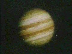 Cliquer pour l'image de Jupiter en rotation (Fichier AVI 250 ko)
