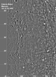 Caloris Basin avec grille (250 ko)