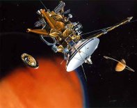 Reprsentation de la sparation Cassini / Huygens (25 ko)