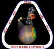 Logo Mars Odyssey 2001