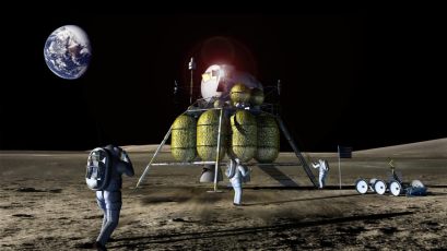 Reprsentation de l'Altair sur la Lune (98 ko)